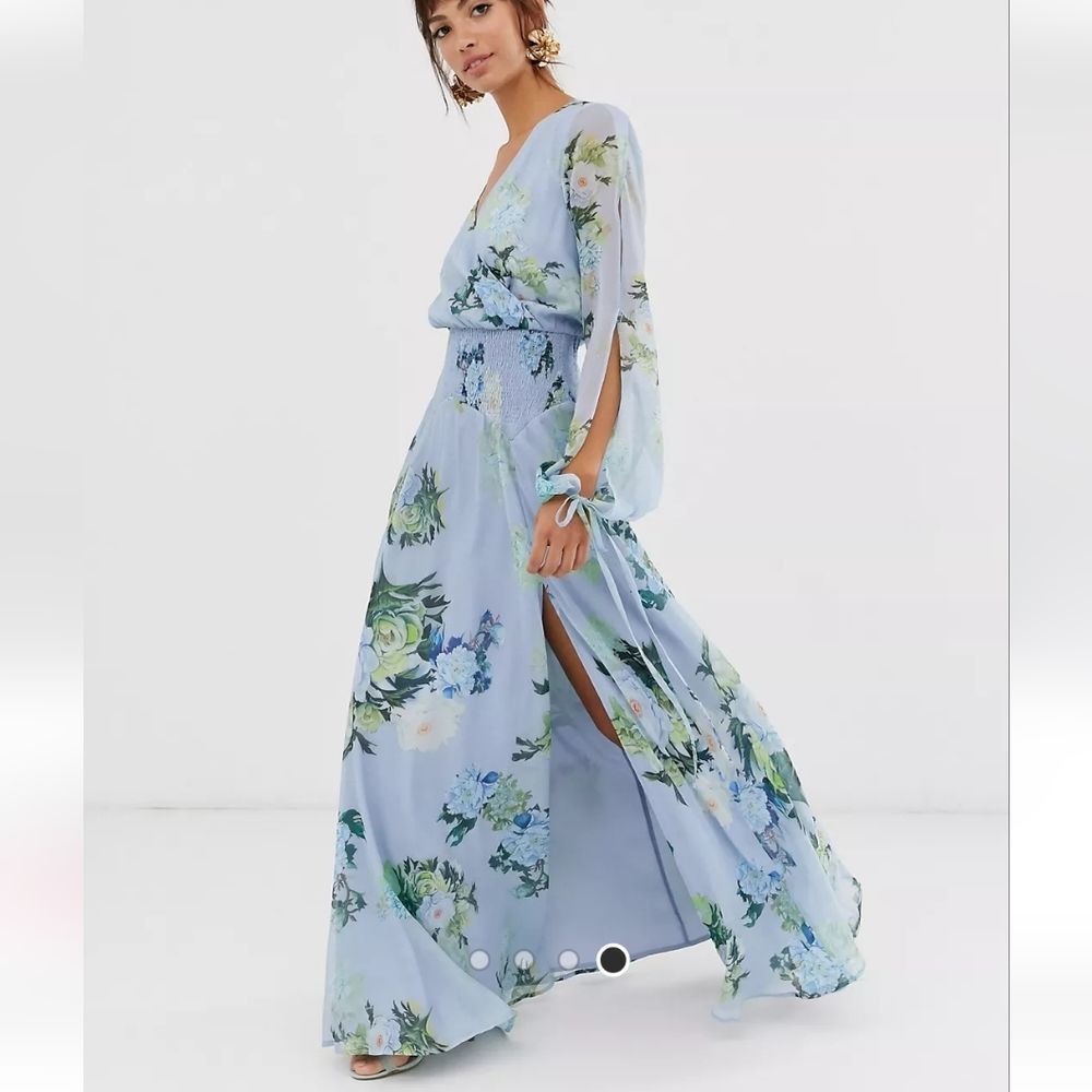 ASOS Floral Print Maxi Dress
